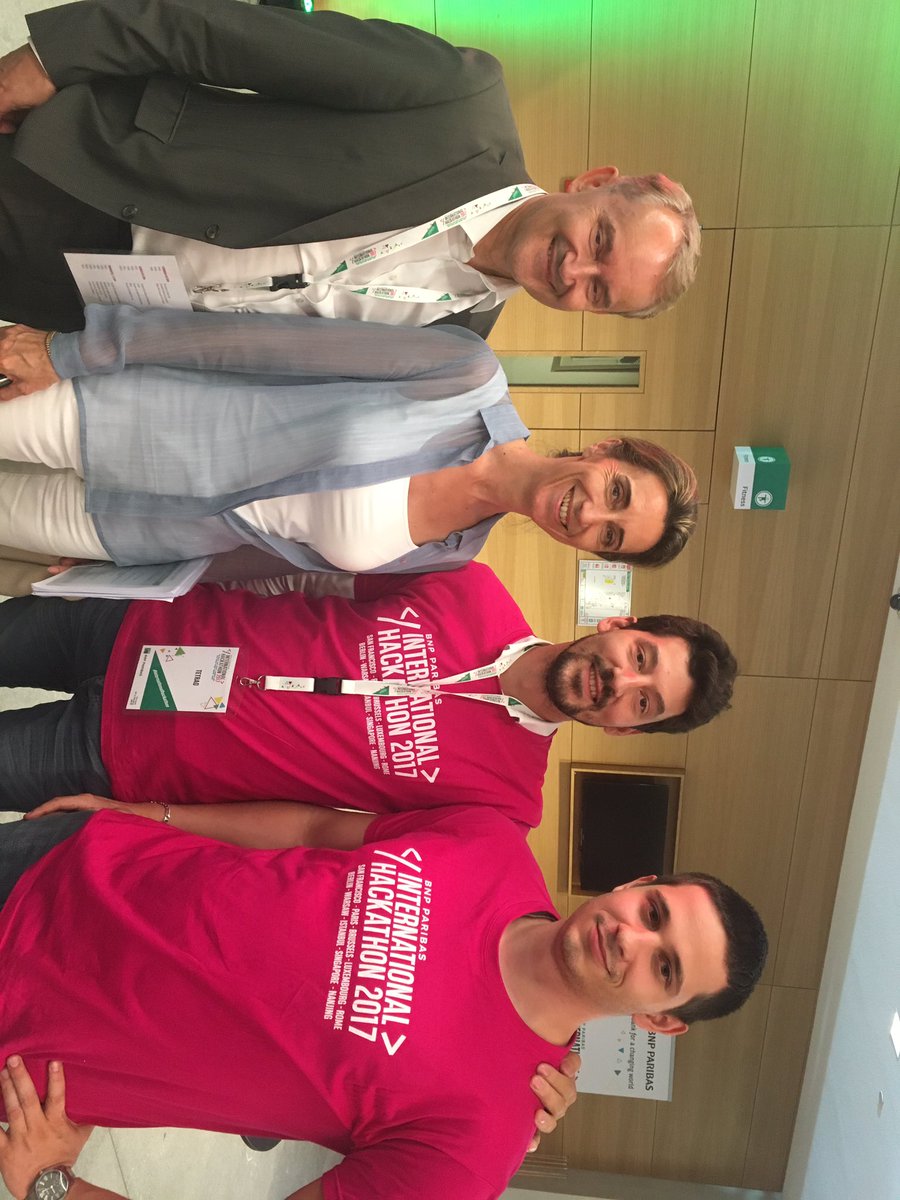 #tetrao with <a href="/MorsyLaure/">Laure</a> and Claude Lenertat. #InternationalHackathon #Luxembourg