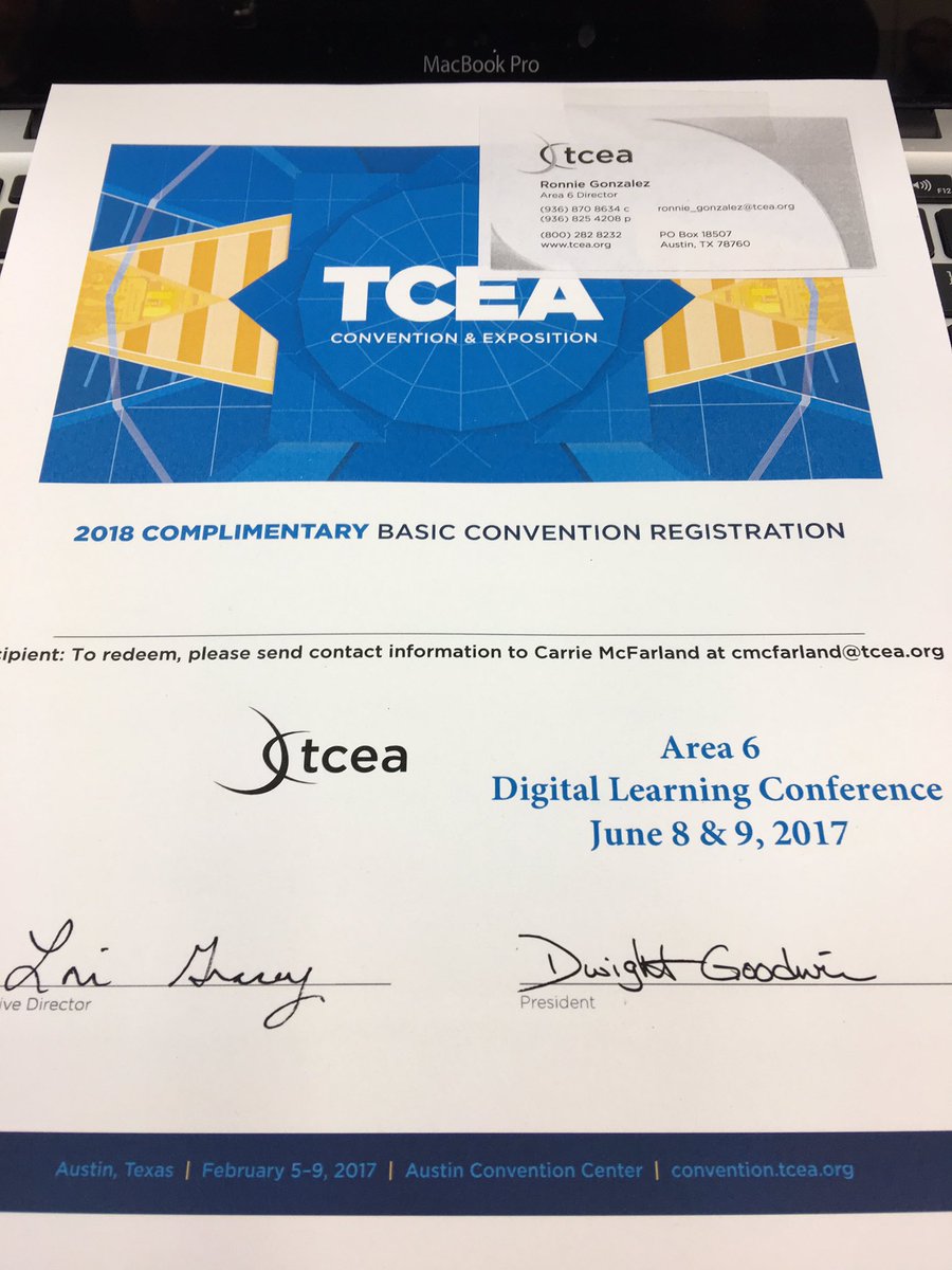 CandiHesterman's tweet photo. Just won a terrific prize! #6tech @RonnieGonzalez https://t.co/BY3fEjrI7K