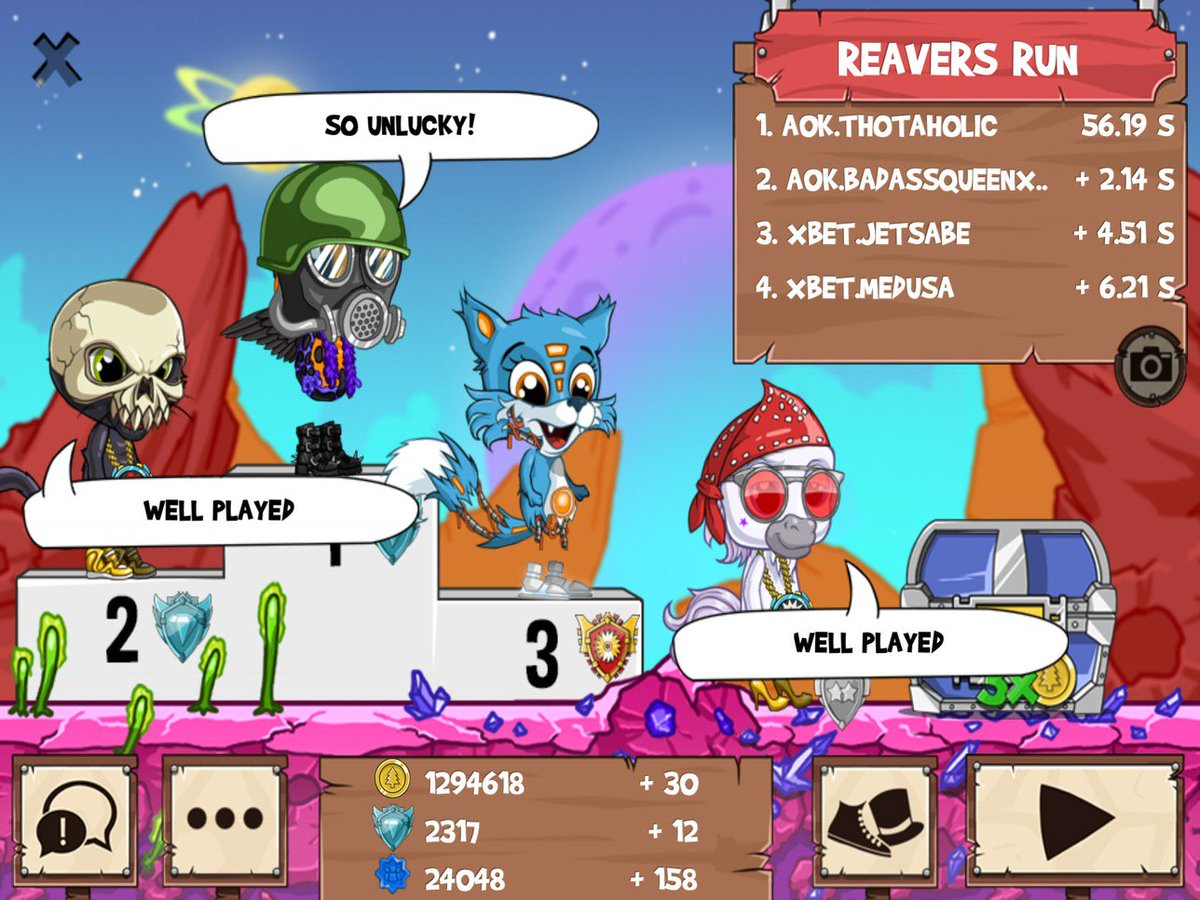 1BadAssQueen's tweet photo. Having a blast @ #funrun2 #THOTAHOLIC #Jetsabe #medusa https://t.co/Vq29FHSIve
