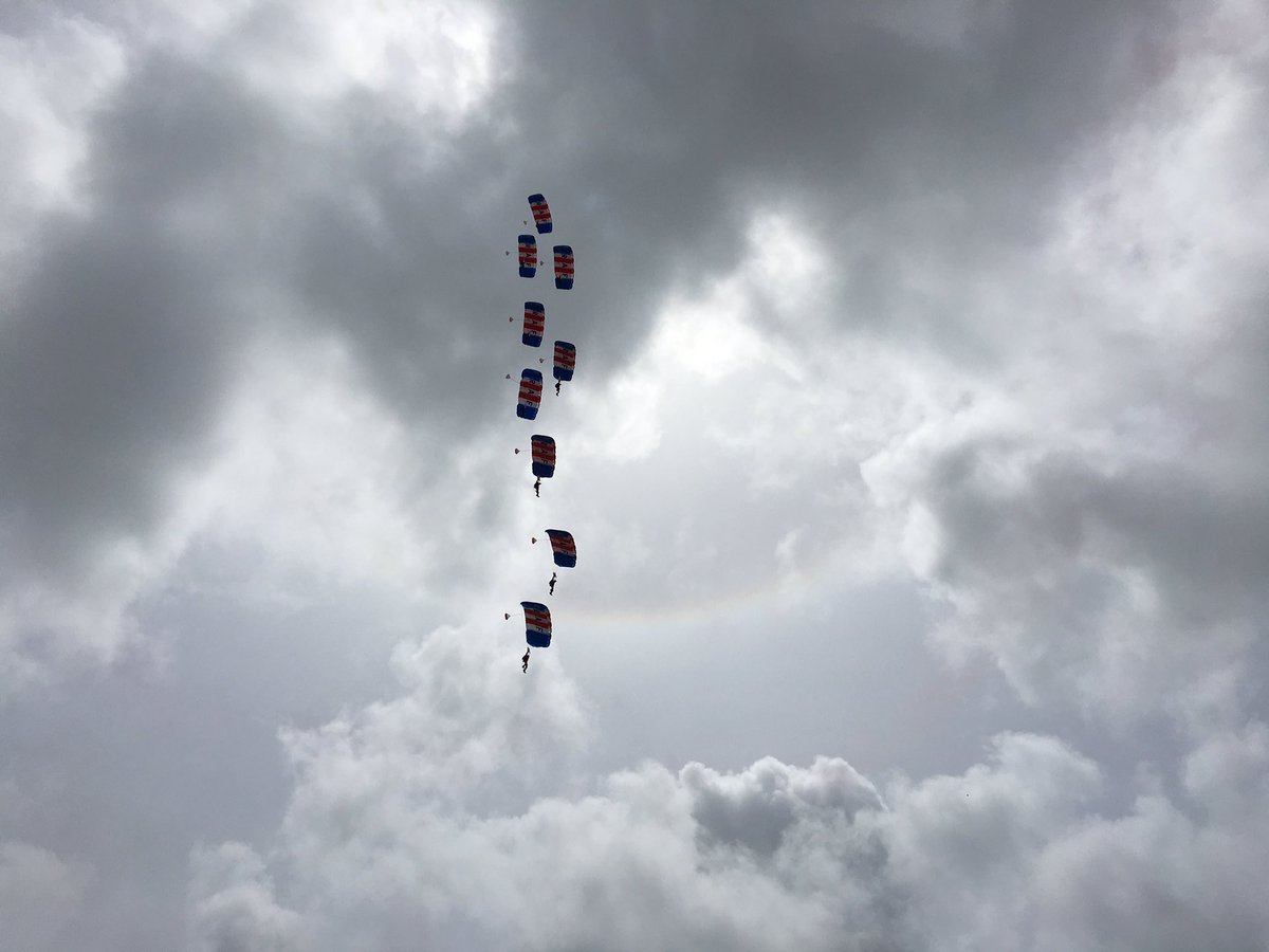 Great view of the <a href="/RAFFalcons/">RAF Falcons</a> from our stand today at the <a href="/RoyalCornwall/">Royal Cornwall Show</a> #RCS2017 #raffalcons #RoyalCornwallShow