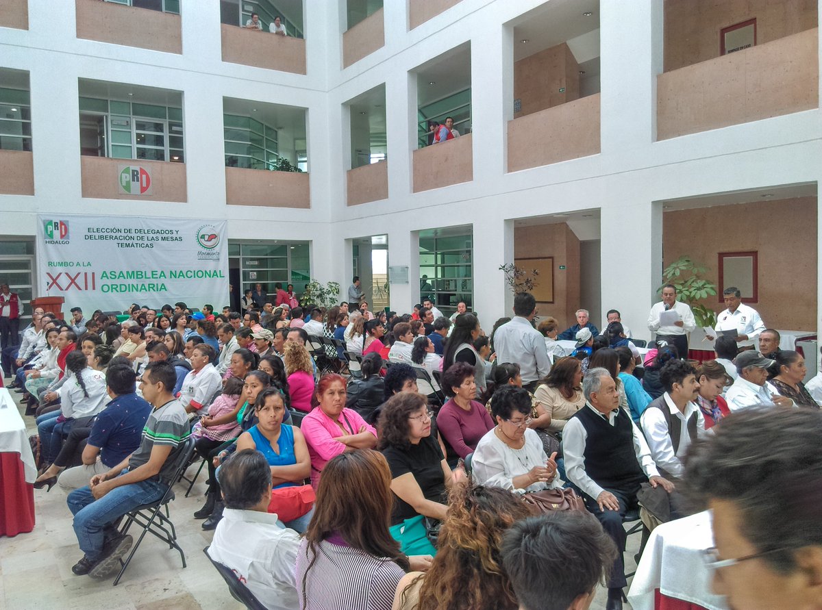 MTHidalgo_'s tweet photo. #Asamblea Estatal del Movimiento Territorial, rumbo a la XXll Asamblea Nacional del Partido Revolucionario Institucional https://t.co/qzGfqAPD0a