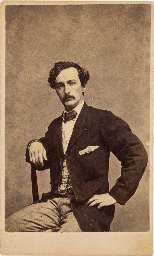 Picture of John Wilkes Booth in 1865 