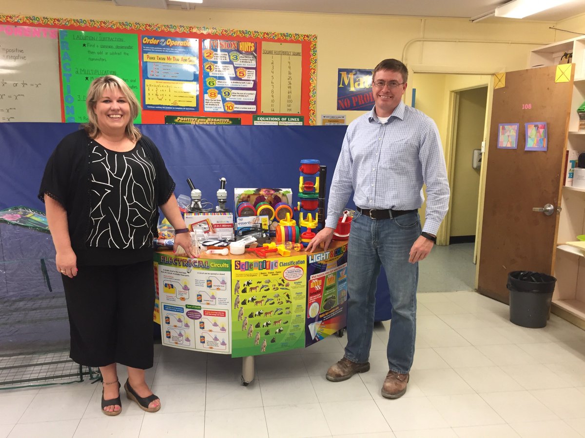 Thank you to the Hebron Project for the grant to purchase science equipment for our classrooms! <a href="/NLESDCA/">NLESD</a>