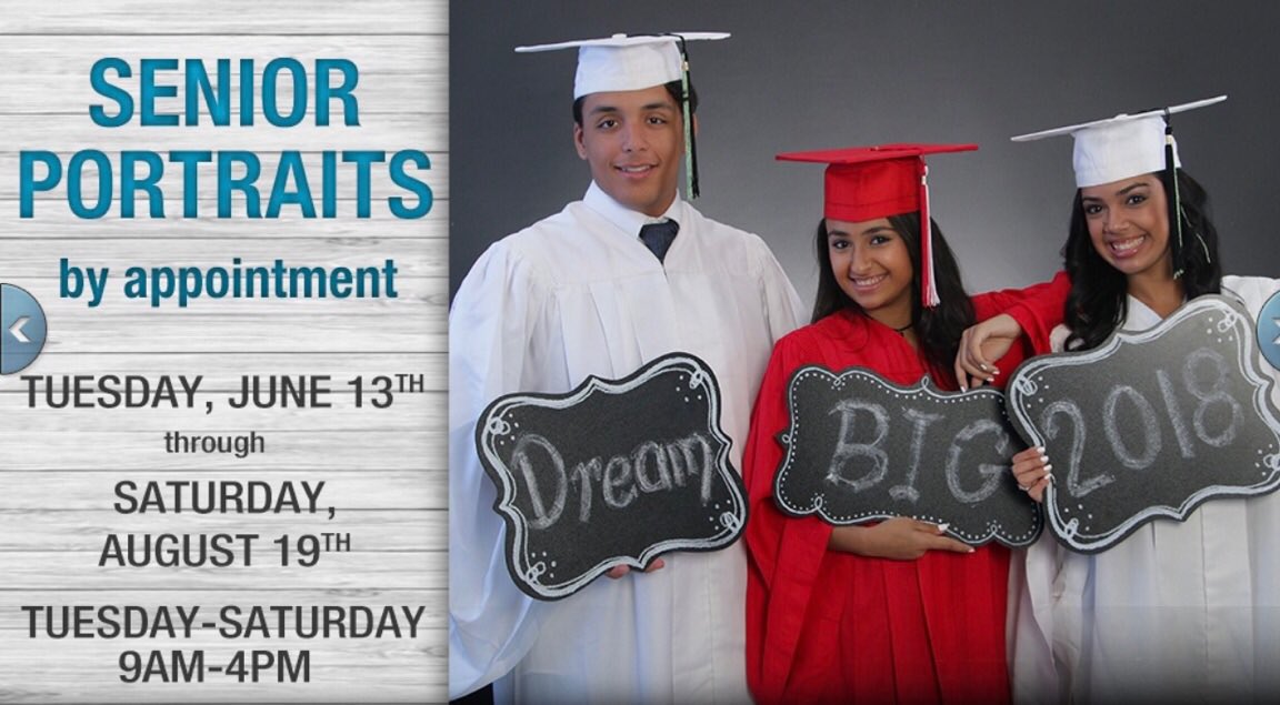 whsh18's tweet photo. 2018, we are officially Seniors! Start off the year right by scheduling your senior pictures on the @herffjonesmiami website🐾 https://t.co/UeYlYrOqbp