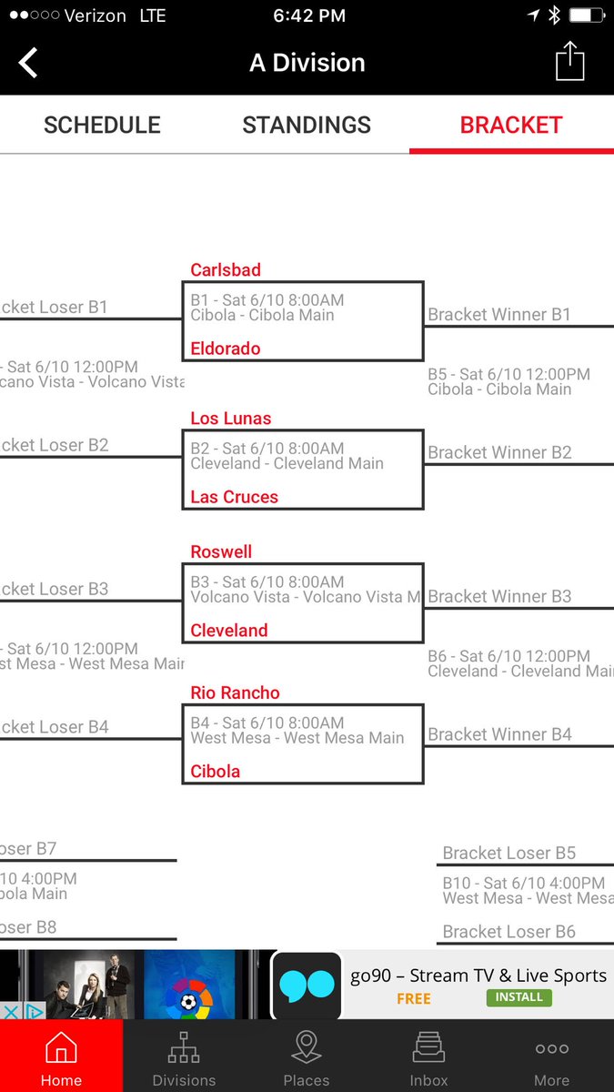 NMHSCA's tweet photo. All-Star Update: 7th Annual Extravaganza Girls Basketball Team Camp brackets are released. Below is A Division Championship Bracket. https://t.co/nqu5dyBXgB