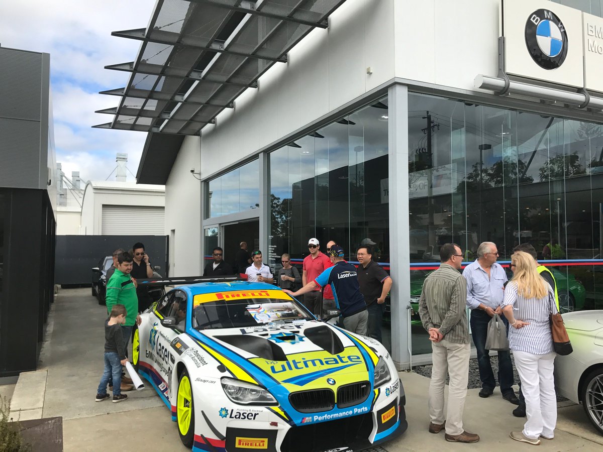 Steve_J_Keil's tweet photo. The riders enjoying a break at #beyondblue fundraiser at #BMWau Daisy Hill. https://t.co/r5JgGFqBEj