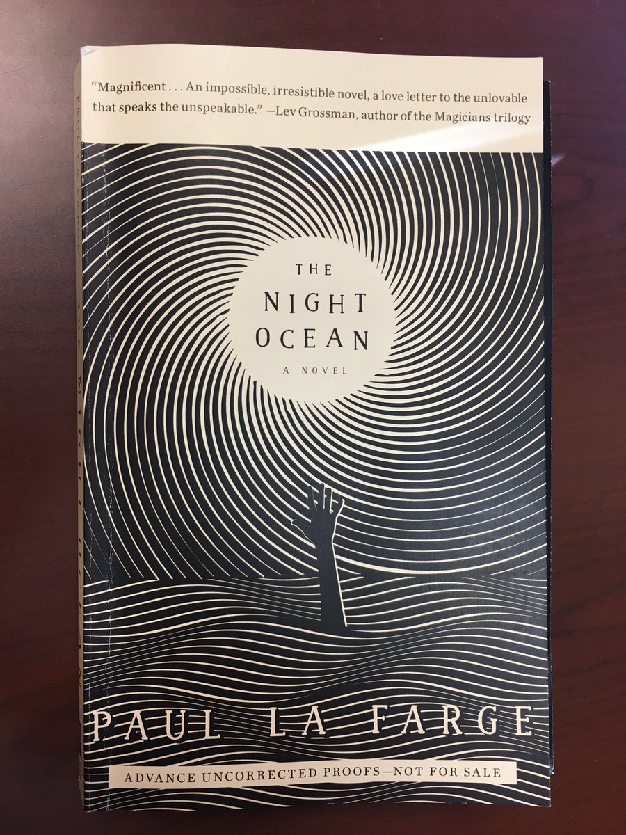 heymiller's tweet photo. "The Night Ocean," by @poissel is one of the best novels I've read in a while. https://t.co/GLKPuH2SoA