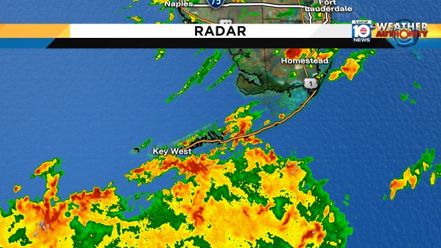 A mass of rain and storms is lifting toward the Keys, possibly spoiling some Friday evening plans. https://t.co/UqirGLW1h0