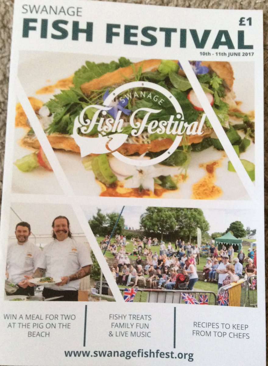 swanagefishfest's tweet photo. Looking forward to lots of fishy fun this weekend! #fish #festival #foodie #whatson #dorset https://t.co/HbNWQC8W1z
