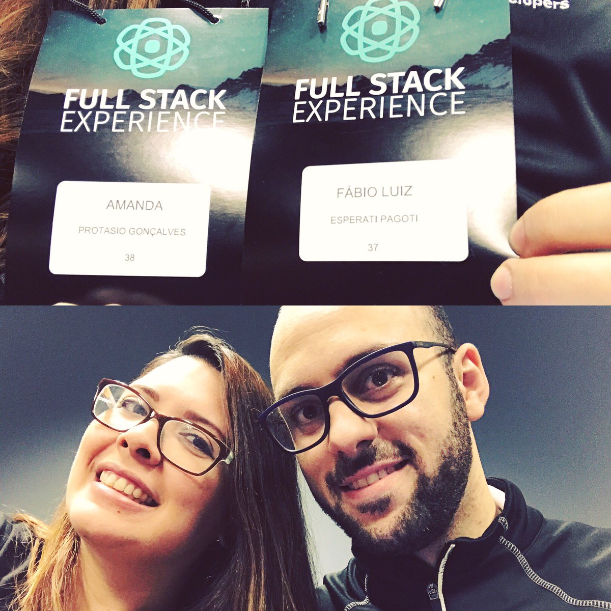 ProtasioAmanda's tweet photo. #FSXP17 com meu parceiro de code e da vida, @fabiopagoti ❤ https://t.co/2LIPs7Lj0N