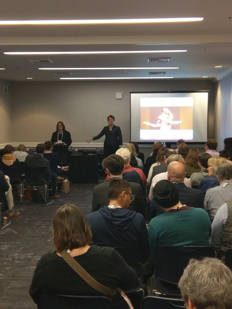 _MediaMaestro's tweet photo. Nimble #TCG17 staff _double_ size of venue to accom outsize attendance for @DUNCHNYC #bestpractices #fundraising pt 2.  Thx @TCG ! https://t.co/LDKwYUnqkL