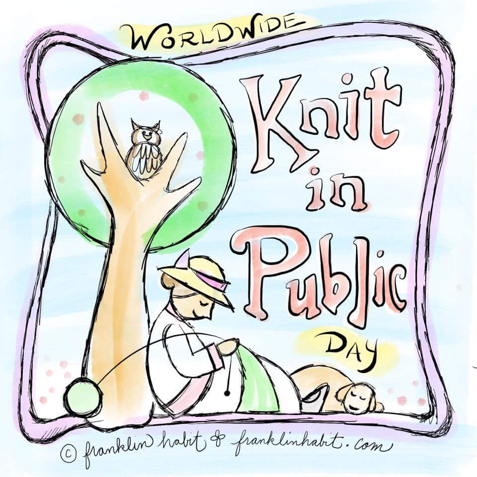 FranklinHabit's tweet photo. A bit early, since Saturday is a travel day for me. XO to knitters, crocheters, spinners - all who love yarn for any reason. #wwkip https://t.co/aRGaMslNMm