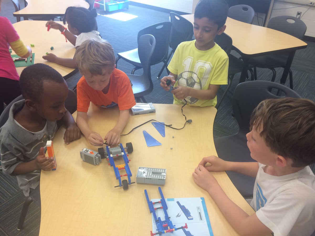 Mrs_A_Edwards's tweet photo. Some more Lego exploration today in the #makerspace. Trying to make the car move with stored solar power! https://t.co/35Hl7pdhPw