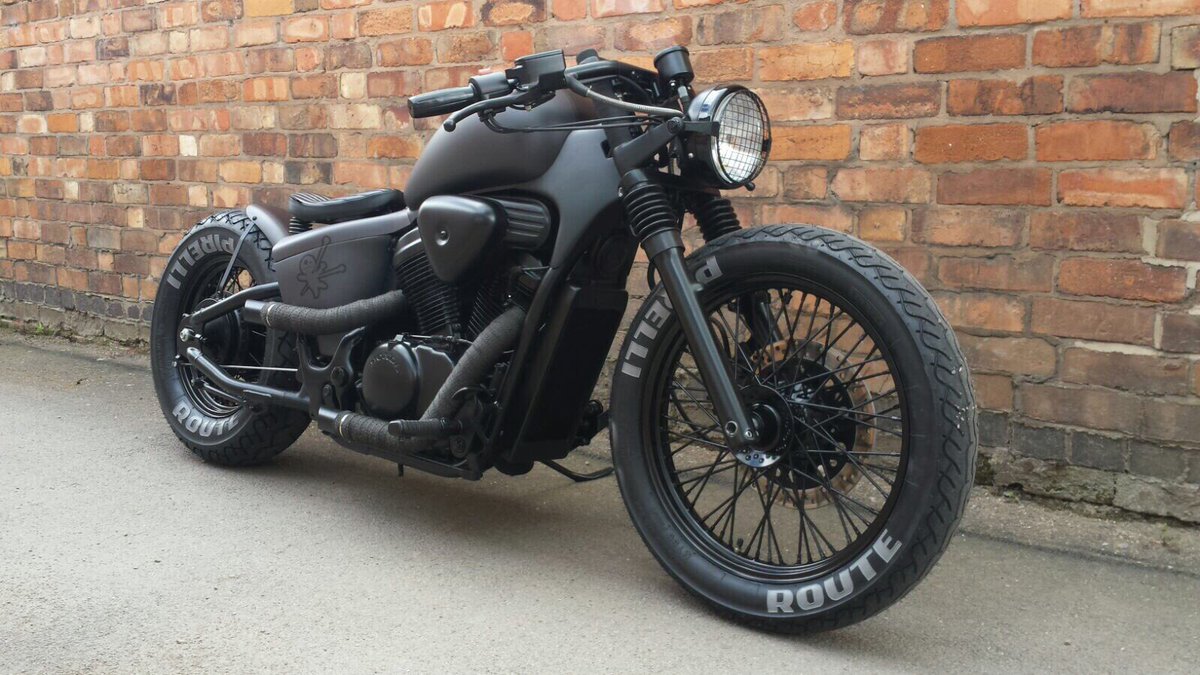 voodoo_cc's tweet photo. Latest build...looking sweet! #voodoocc #bobber #custombike #hondabobber #bikelife #custombuilt @voodoo_cc @BikeShedMC #classic #brat https://t.co/Ln5PIJZXNN