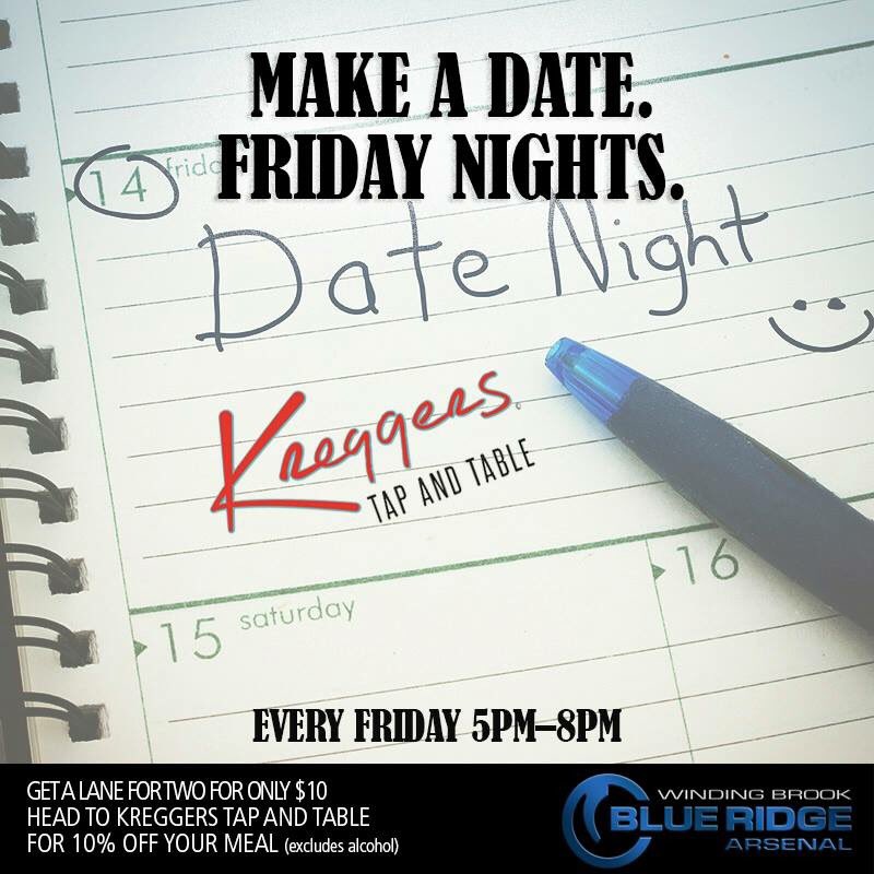 brawindingbrook's tweet photo. #datenight $10 for a lane for 2 shooters &amp; 10% off at @KreggersRVA #shootinside #dineoutside #pewpew #gunlife #ashlandva #rva #indoorrange https://t.co/4kUzhfbFGo