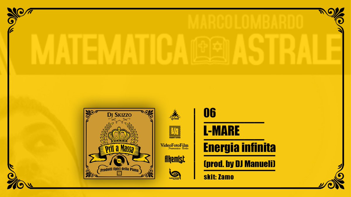 VedanityAffair's tweet photo. https://t.co/8Zaz2Iuds7 | TRACK N.06 | #LMare - #EnergiaInfinita (prod. by #DJManueli) | skit: @ZamoMelo https://t.co/bdLMP0xE3N