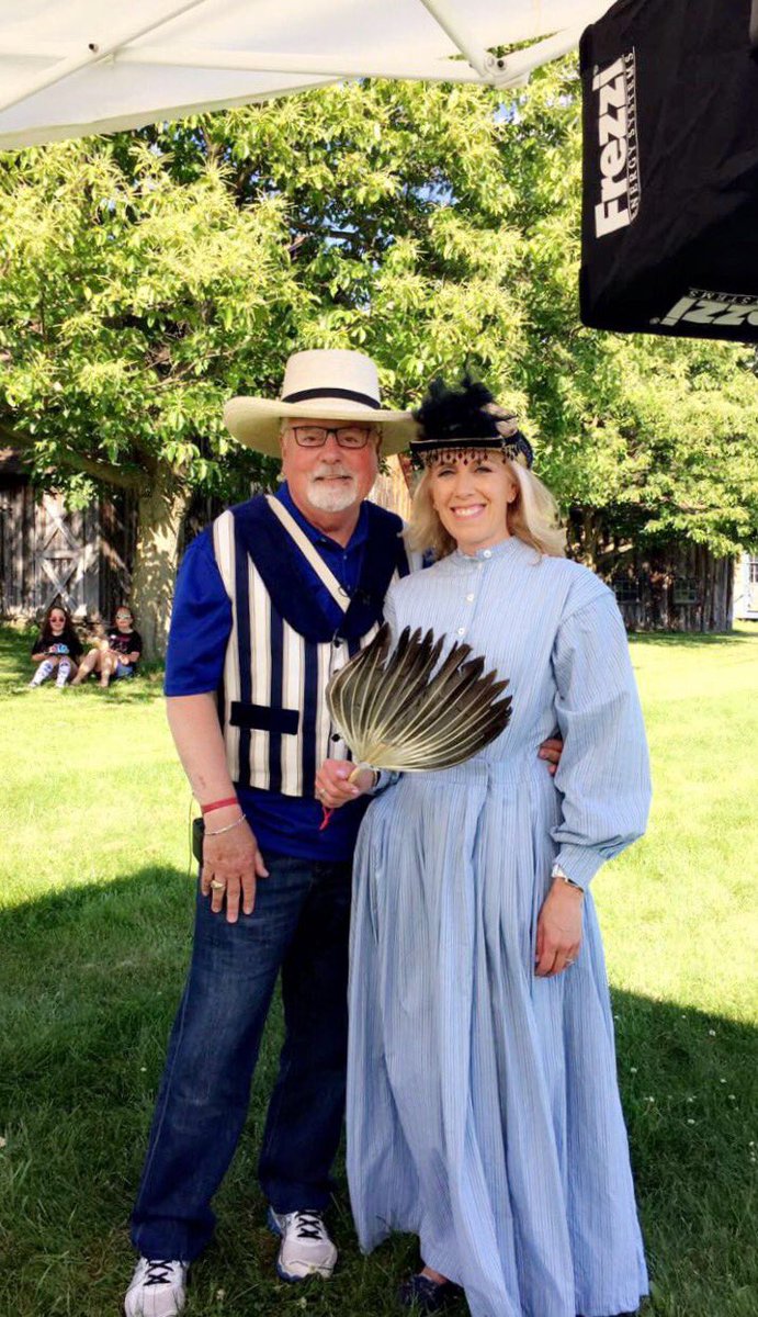 Jen6News's tweet photo. Your Town Bedford 2017! Marty and I are ready! Are you? We're live from Old Bedford Village at 5:30 https://t.co/l8FbQVp65P