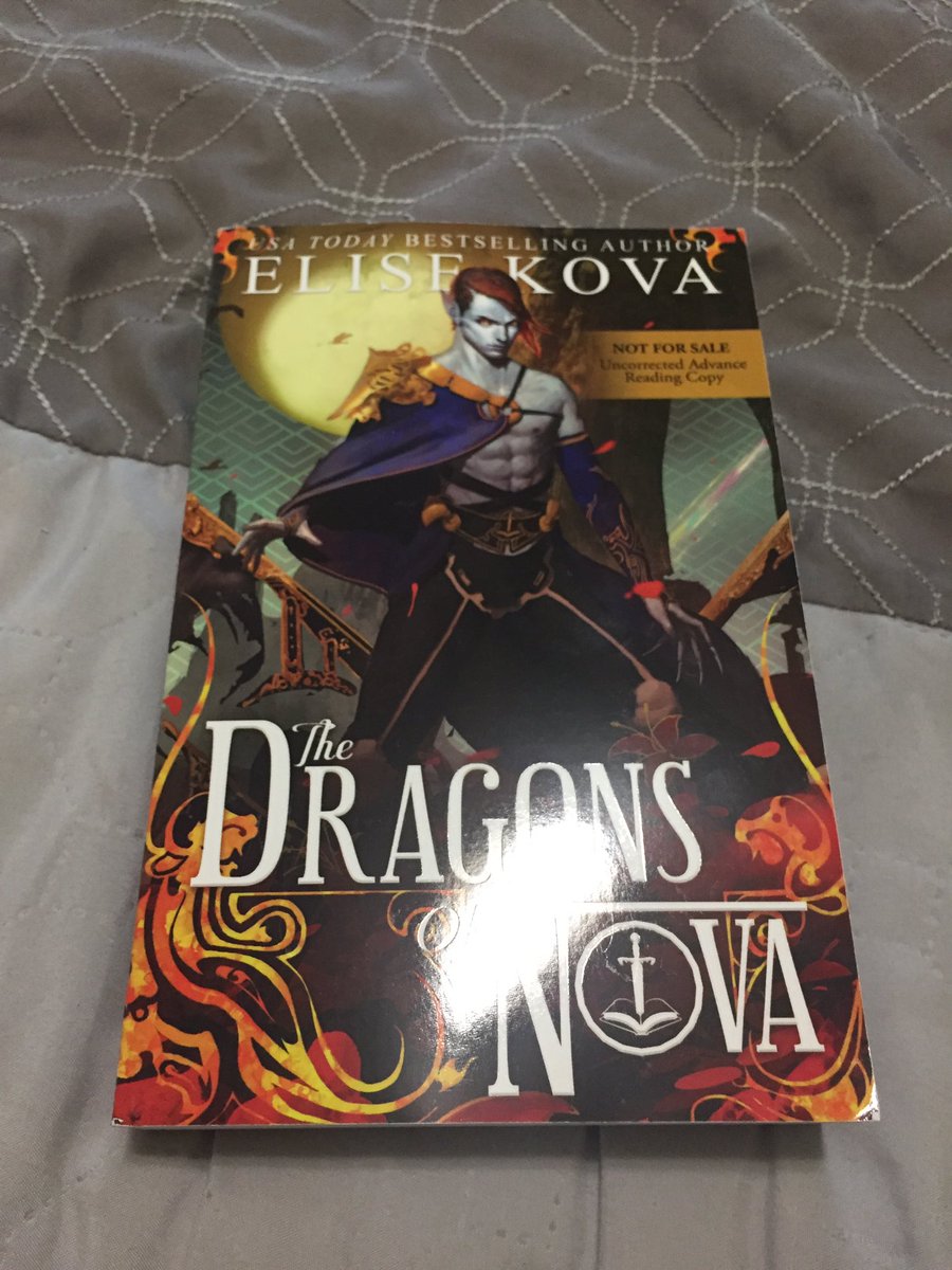 LILbooKlovers's tweet photo. Thank you so much @EliseKova for beautiful signed ARC of Dragons of Nova from the #LoomChat!!! So excited to read it!!! https://t.co/ulmTcwJEa1