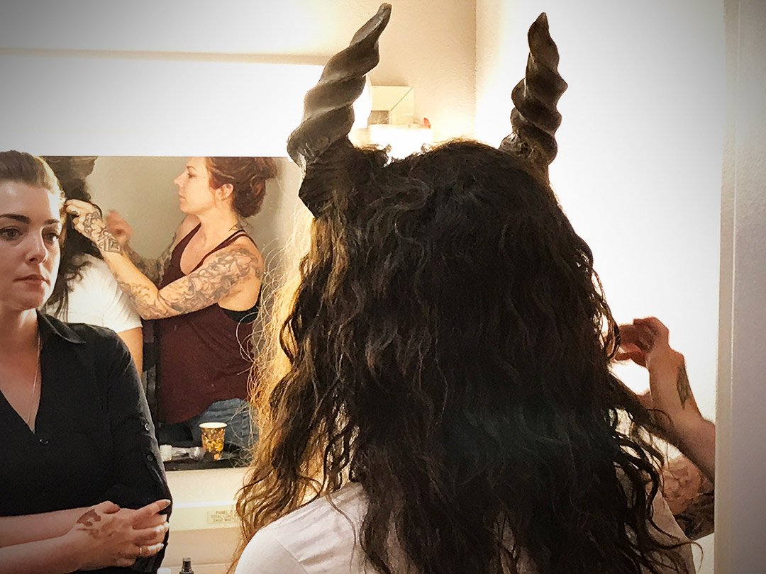 SacMusicals's tweet photo. Our Beast @thejamessnyder got into full beast makeup yesterday. We’ll be posting pics of the session on soon! #BeautyAndTheBeastMC17 https://t.co/wRBdULCVmz