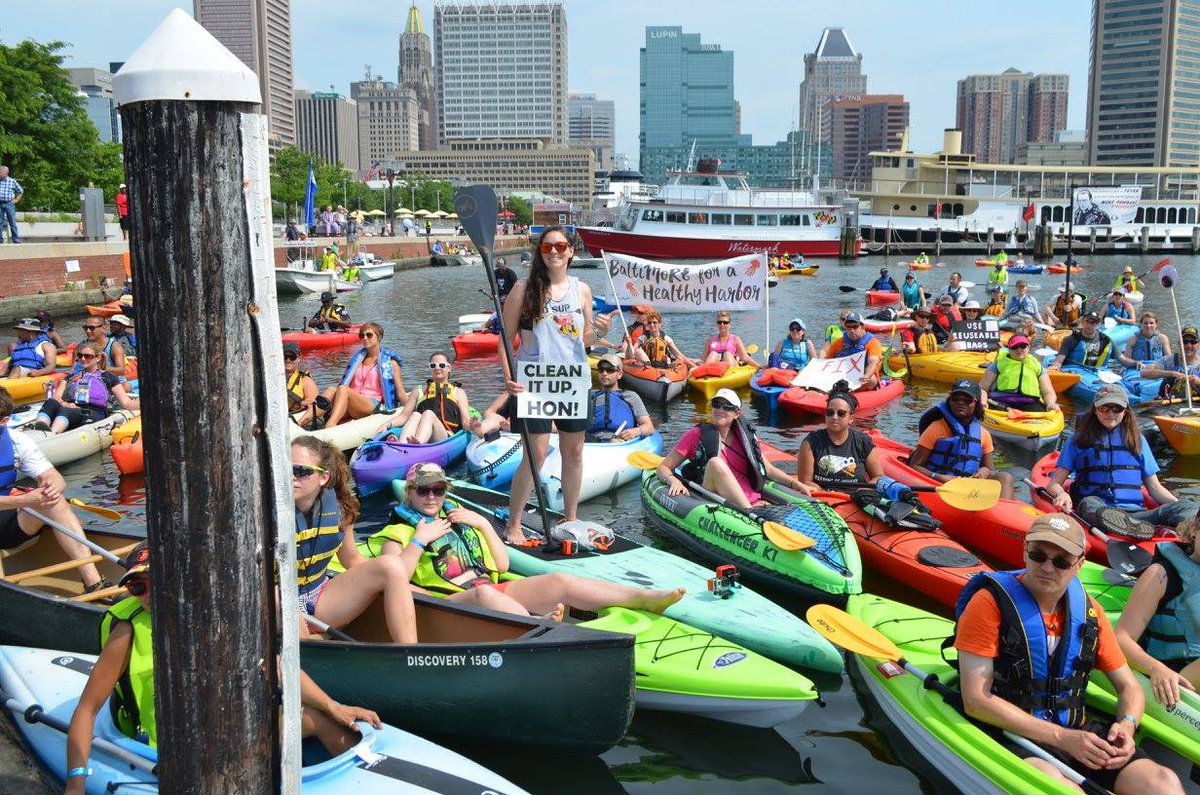 chesapeakebay's tweet photo. We're so incredibly excited for the #BaltimoreFloatilla tomorrow! We'll see you there! #HealthyHarbor #ChesBayWeek https://t.co/FJ9ZX2HOcL https://t.co/KBuheMV6S1
