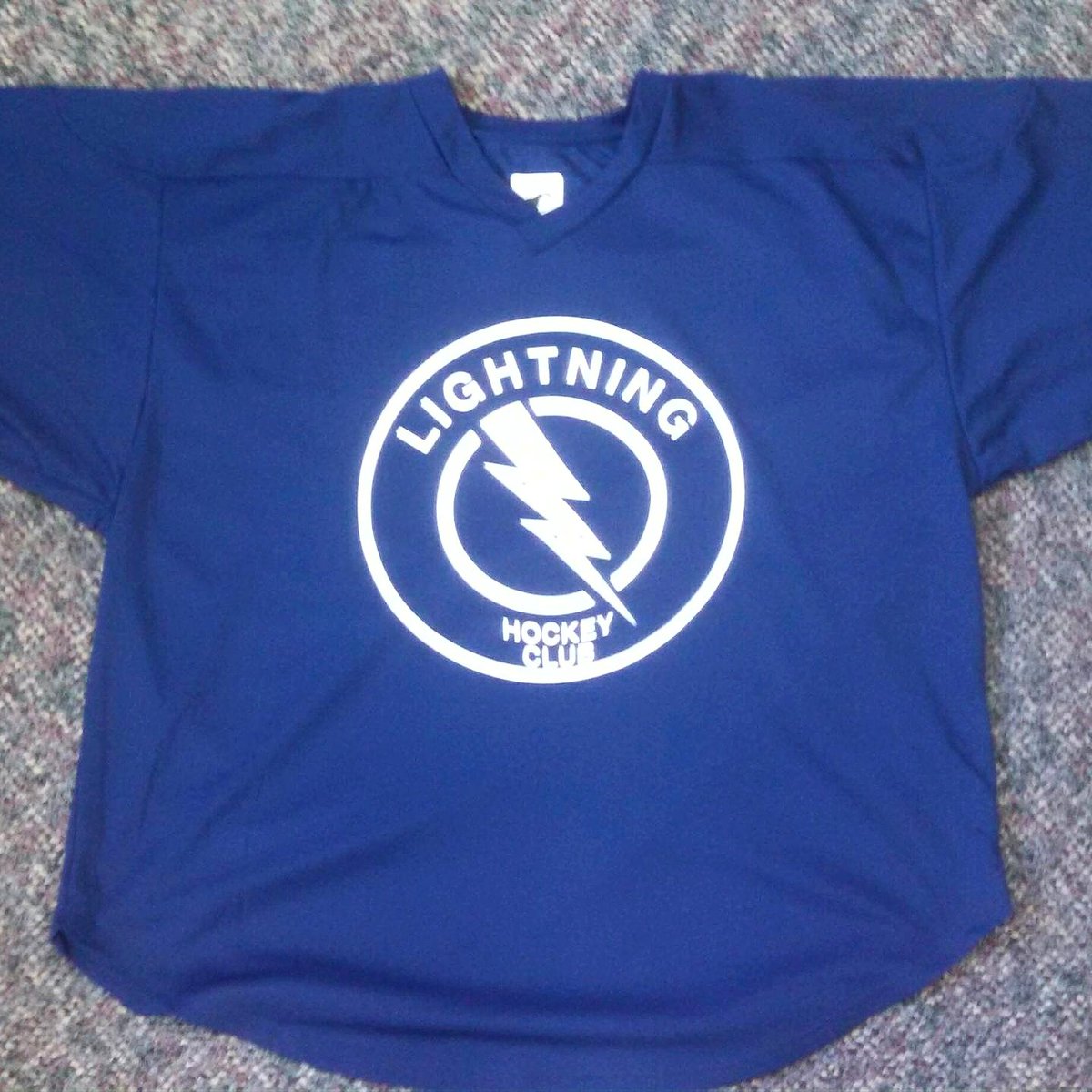 Get your #LightningHockeyClub practice jersey!  Player ID camp 6/17 Exton PA. Register online lightninghockeyclub.com <a href="/USPHL/">USPHL</a> #juniorhockey