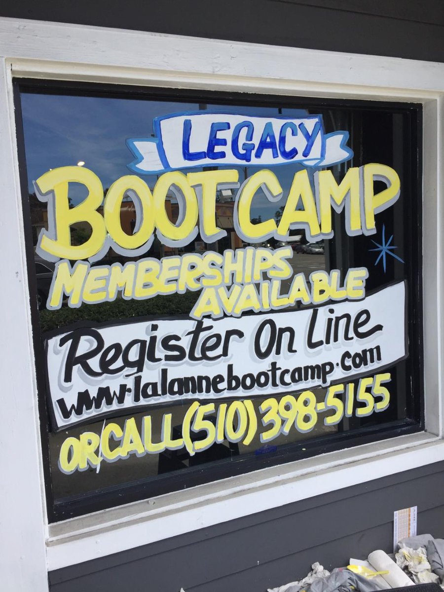 lalannebootcamp's tweet photo. Open House 11-3 Saturday. 
Give-Aways, Drawings, Studio Tours, Meet the Coaches, Pick Up Class Schedules &amp; more...  #castrovalley #bootcamp https://t.co/kr30UnMLFx