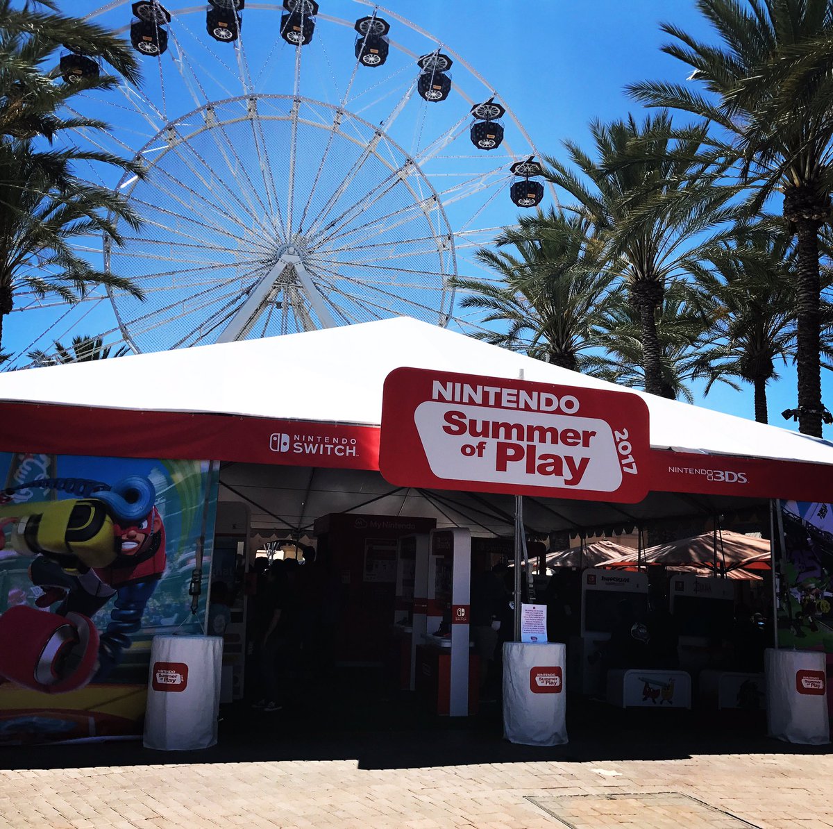 SoAmped33's tweet photo. The start of a 13 week tour! #nintendo #summerofplay https://t.co/NxX2bn59TR