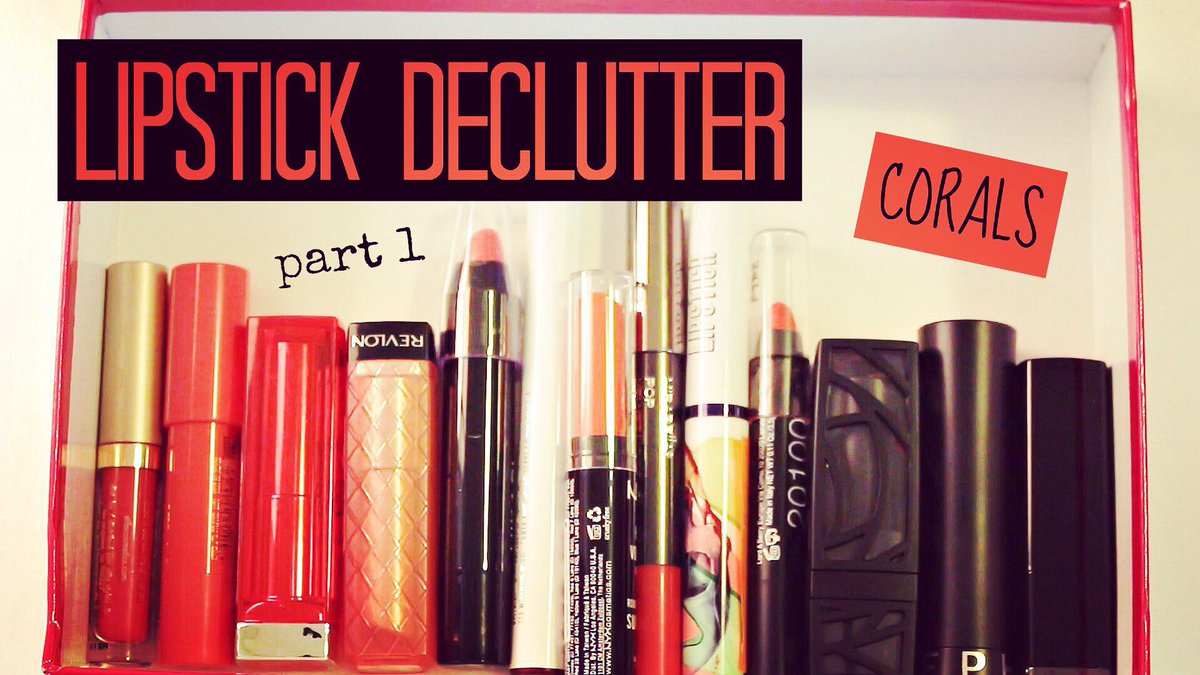 realgeekychic's tweet photo. Okay. Let's start this #lipstickdeclutter off strong. We can do it! https://t.co/YcyDJhczxr https://t.co/BbBwCBToih