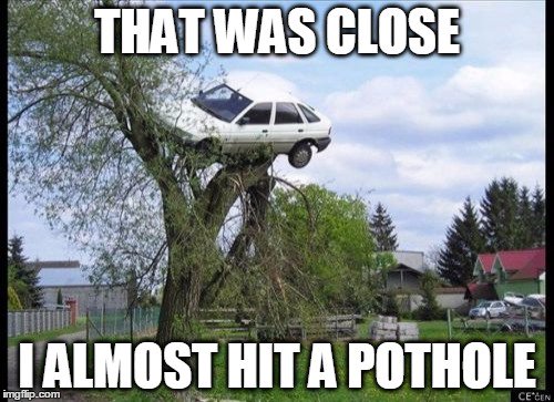 CityofEdmonton's tweet photo. Slow down and give yourself time to react to changes in the road surface. Stay safe out there! https://t.co/8yuNoQjBBi #yegroads https://t.co/3p2oMAgPjD