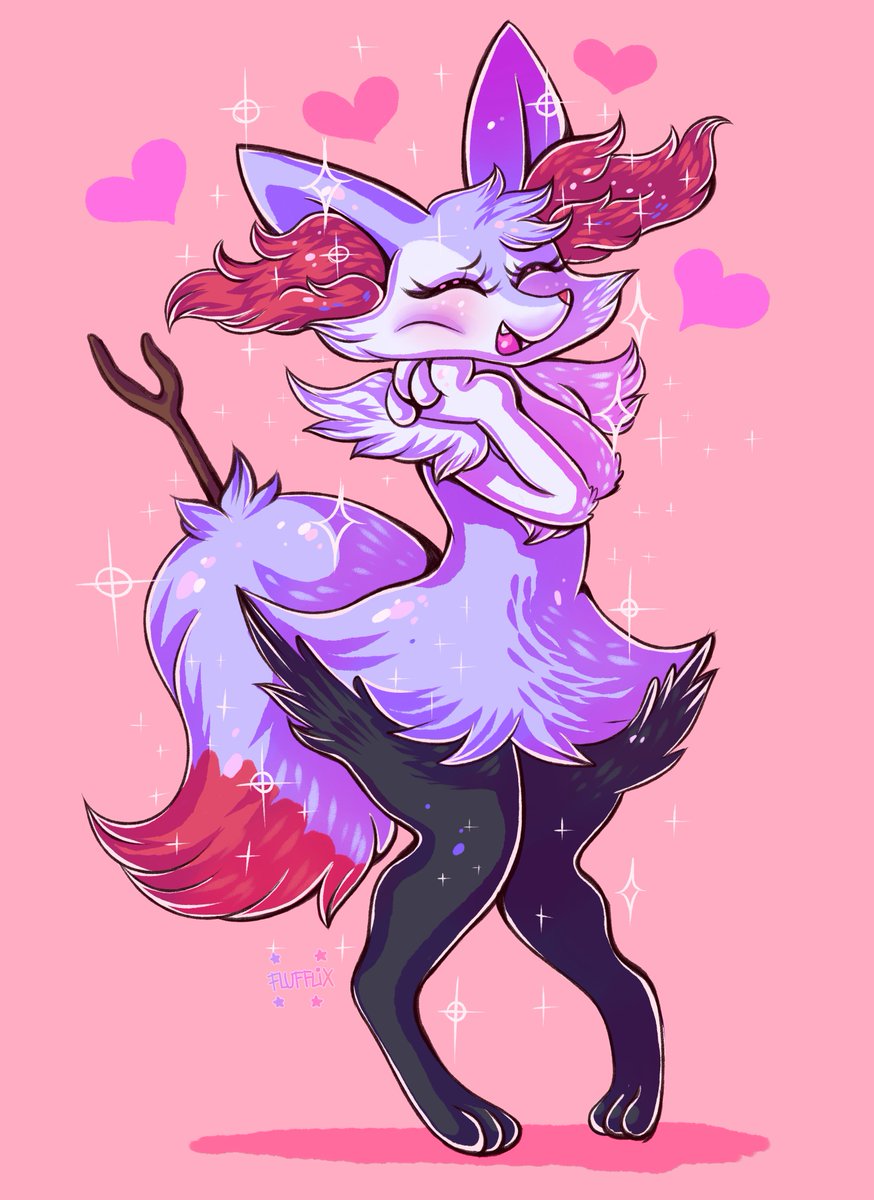 ☘Flufflix! ☘ on Twitter: "Some love for shiny Braixen? ;w; #BraixenWeek2017  💖💖 Shiny pokemon so ofc extra sparkle~ https://t.co/KWzqJ2d5cb" / Twitter