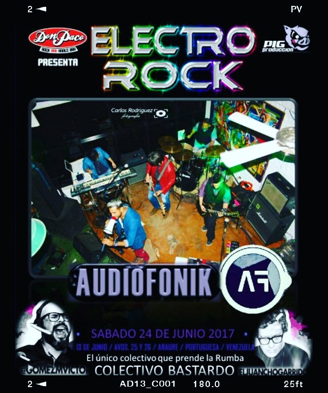 audiofonik2012's tweet photo. Somos Venezolano y estaremos tocando este 24-6-2017 y dedicaremos la noche a los caidos #venezuelalibre https://t.co/4LRuvGEwpY