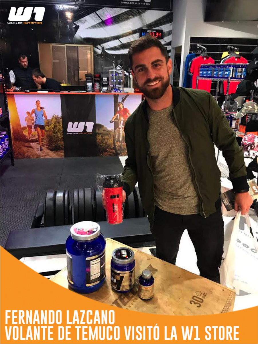 Nutrition_W's tweet photo. Fernando Lazcano, volante de Deportes Temuco, visitó la W1 Store, para recargarse con los mejores suplementos.⚽ ¿Sentiste la PREMIUM FORCE? https://t.co/esEQ97TQy7