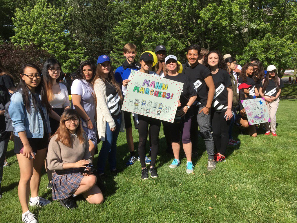 Mann's Marchers. #ccaarelayforcancer <a href="/CCAATCDSB/">CardinalCarterTCDSB</a> <a href="/CarterCouncil/">Carter Council</a> <a href="/ccaarelay4life/">CCAA Relay for Life</a>