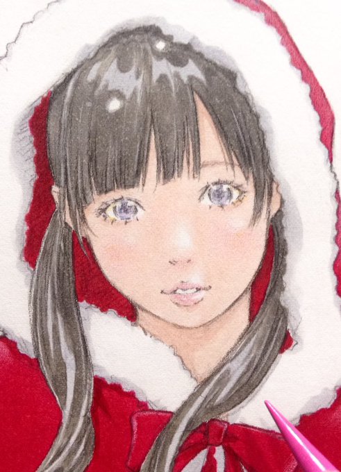「クリスマス ロングヘアー」のTwitter画像/イラスト(古い順)