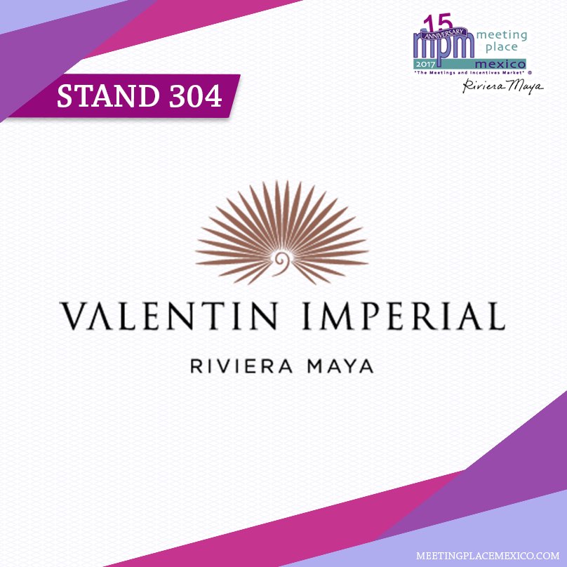 MeetingPlaceMex's tweet photo. Seguimos dándote a conocer los grandes expositores que estarán en #MPRM2017, descubre los servicios que el @valentinmaya en el stand #304. https://t.co/ydvUL21asp