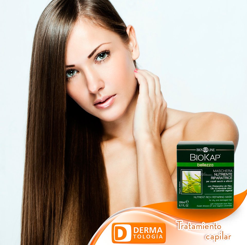 DermaMedina's tweet photo. Dale nueva vida a tu cabello con la mascarilla de #BIOKAP. Búscala en #DermaMedina y luce una hermosa melena. https://t.co/YF0oKOjSkK https://t.co/oOvJTNMJQQ
