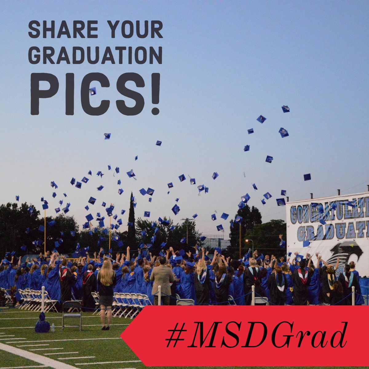 MSD549C's tweet photo. We want to celebrate with you and your graduates tomorrow! Send us a PM or tag us with #MSDGrad @SMHS_Pride @NorthMedford https://t.co/wLCaS84DOZ