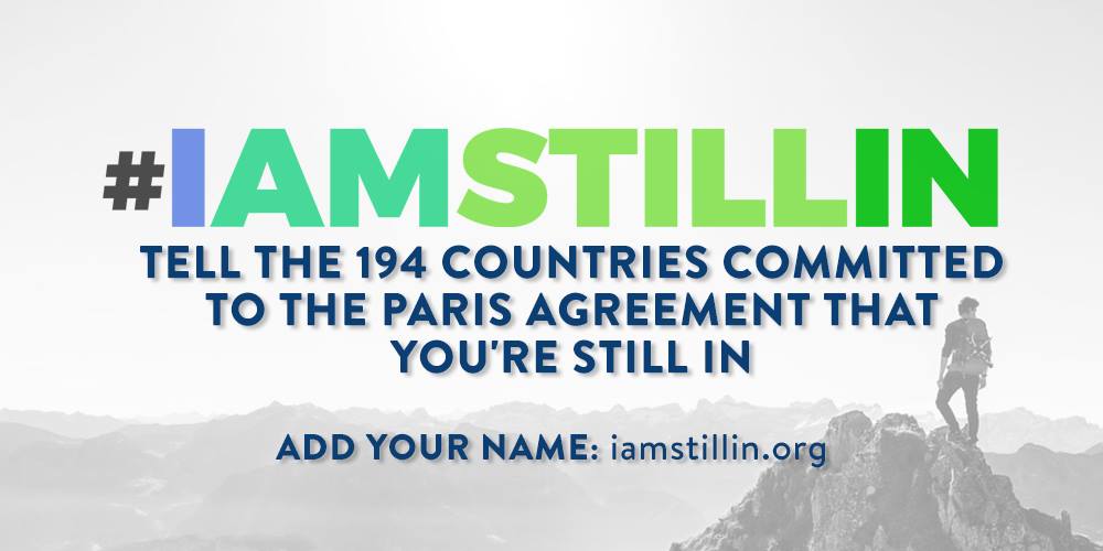 NHResists's tweet photo. We have responsibility to protect kids, even if Trump won’t. Commit to #ClimateAction now: https://t.co/LXI7BhQUxZ #IAmStillIn #TW #ATNH https://t.co/QsGWpoTyq3