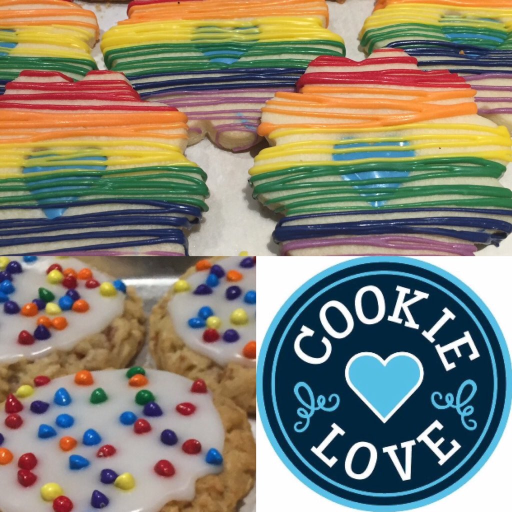 #pride #love & #cookies... Available exclusively @BlushLaneEdm while quantities last! #cookielove #yegpride #yegfood #yeg