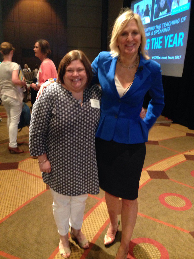 Slm9502's tweet photo. Thank you Penny Kittle for inspiring me!#NTCTELA @Wilson_Rams https://t.co/ghQsg05fD8