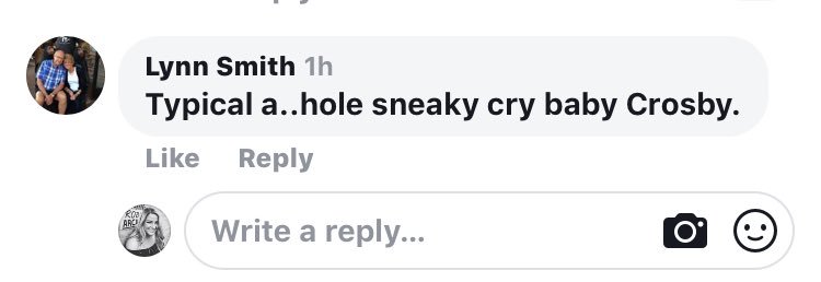 thedanismith's tweet image. My Grammy trash talking sidney crosby 😂😂😂