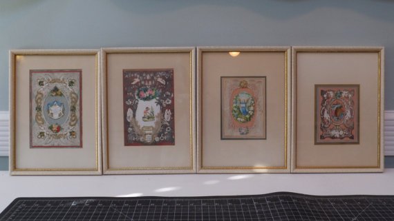 ❤❤ Framed Victorian Valentines @Duckwells #homedecor #Victorian #Antique etsy.me/1eteWSl