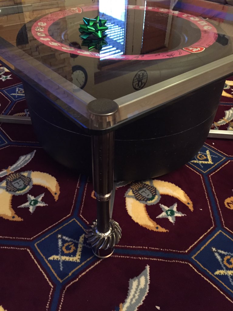 Snowmobiler2855's tweet image. Now you need to get @briangoslee to make you a table for it!