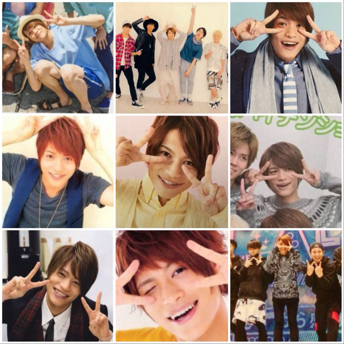 う B B め Twitter પર 淳太くんのピースが好きすぎる Wピースとか女子すぎて可愛い 中間淳太 ジャニーズwest