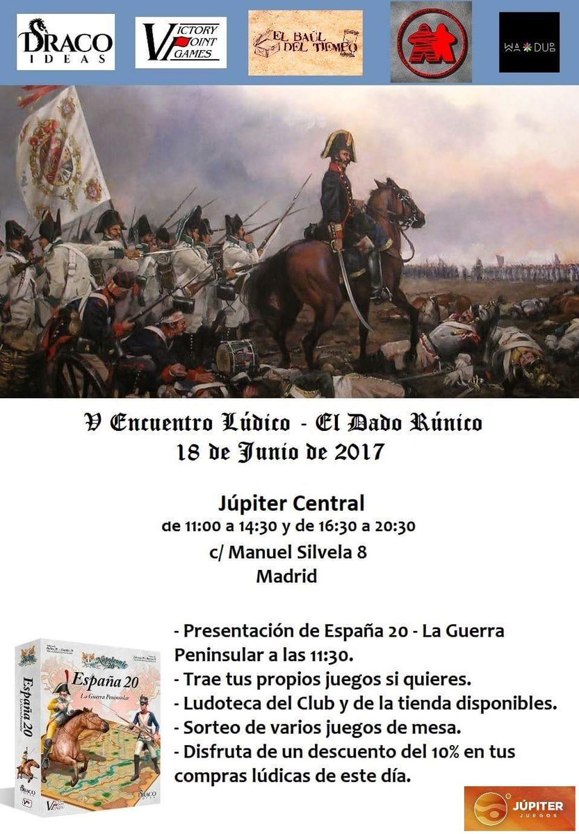 el_dado_runico's tweet photo. Movemos un día la fecha del V Encuentro Lúdico con @JupiterJuegos17 @DracoIdeas @baultiempo @meepletopia @WADUBCOM https://t.co/bL244XyWVe