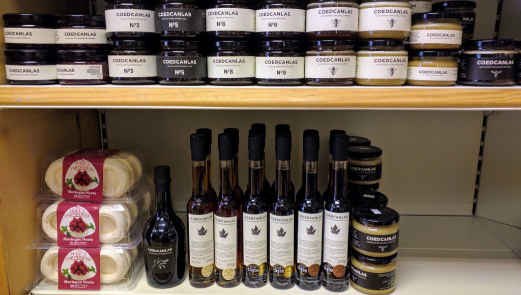 SDFnW's tweet photo. More #local goodies from @coedcanlasstore arrived yesterday.Form an orderly queue 😀 @WakeuptoOrganic #organic jams 2 https://t.co/ZMXFAf2aDA