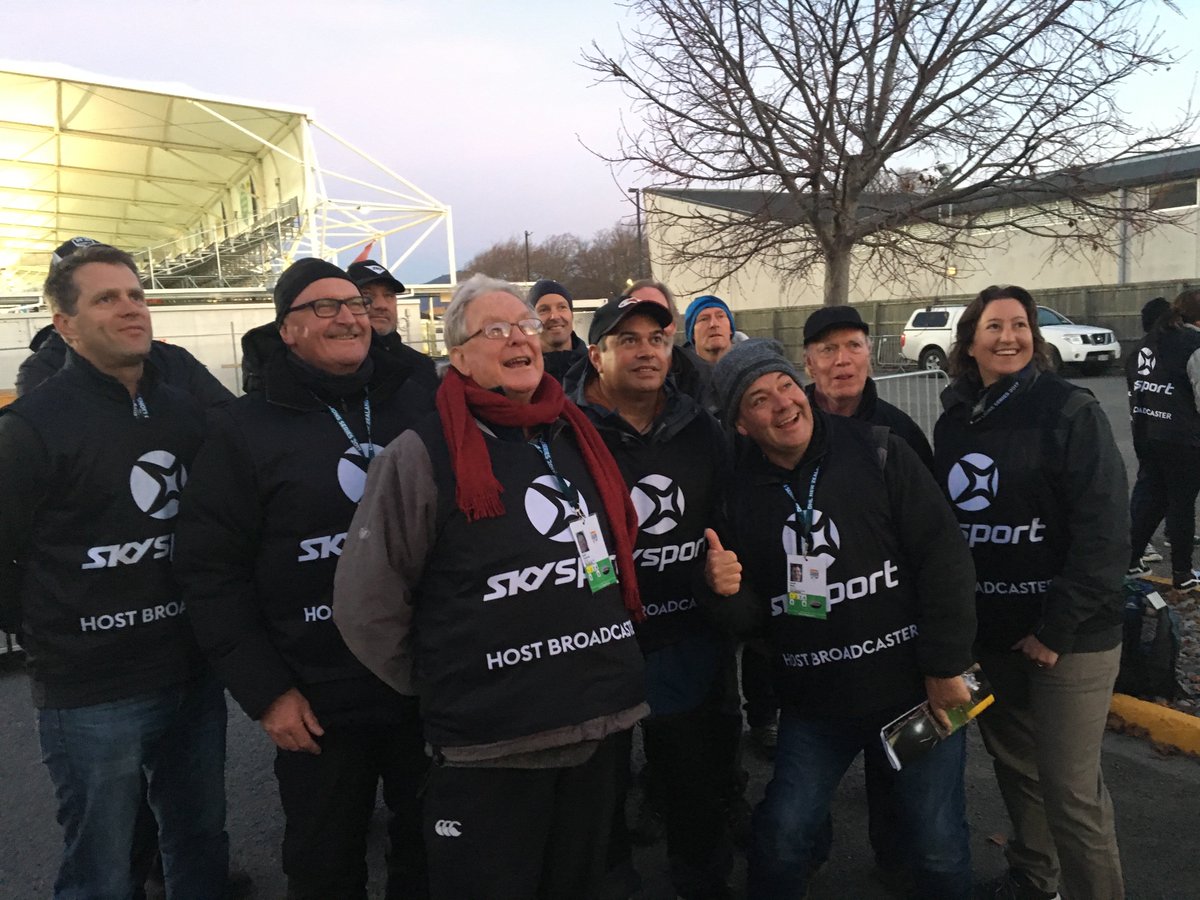 The #CRUvBIL match is the last one for Geoff Clements (red scarf) A pioneer of sport camerawork - 51 years behind the lens. We all love him