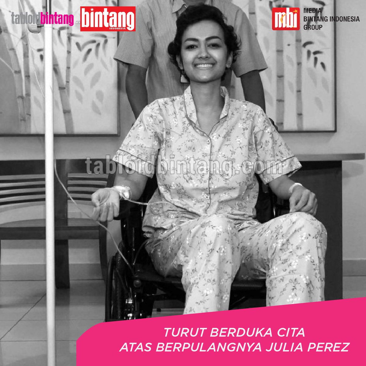 tabloidbintang's tweet photo. MEDIA BINTANG INDONESIA mengucapkan turut berduka cita sedalam-dalamnya atas berpulangnya Julia Perez ( @juliaperrez ). https://t.co/WCUAtVO1n8