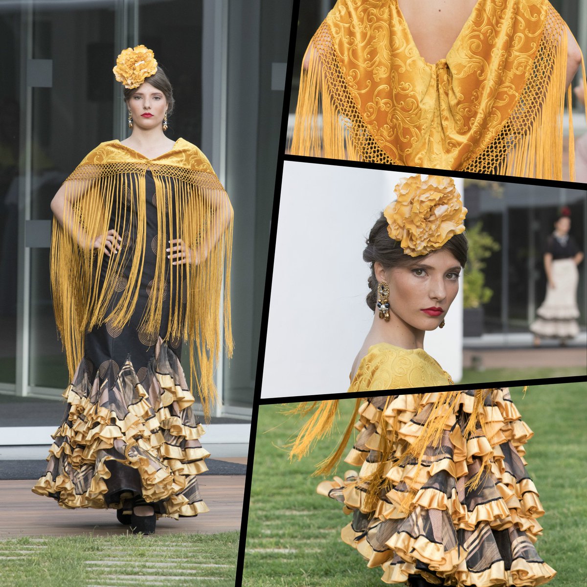 Espectacular desfile de #RosarioRodriguez en #WapapopSevilla , arte y elegancia...Auténtica belleza!! #moda #Tendencias #style #elegant