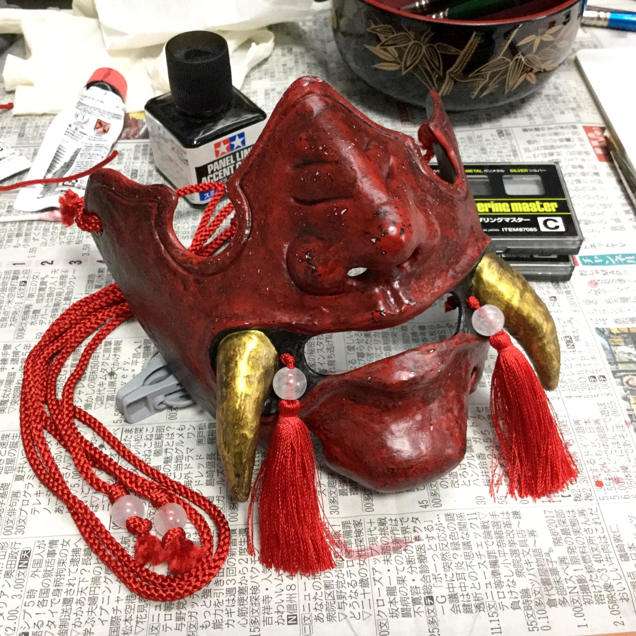 こぞ Sur Twitter でーきた出来た 赤鬼面頬